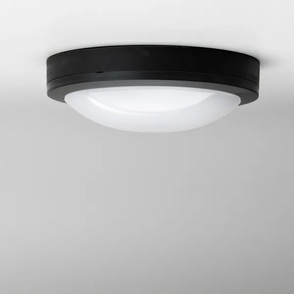 Brilagi kültéri mennyezeti LED lámpa 20W, 230V, 23 cm, IP54, antracit