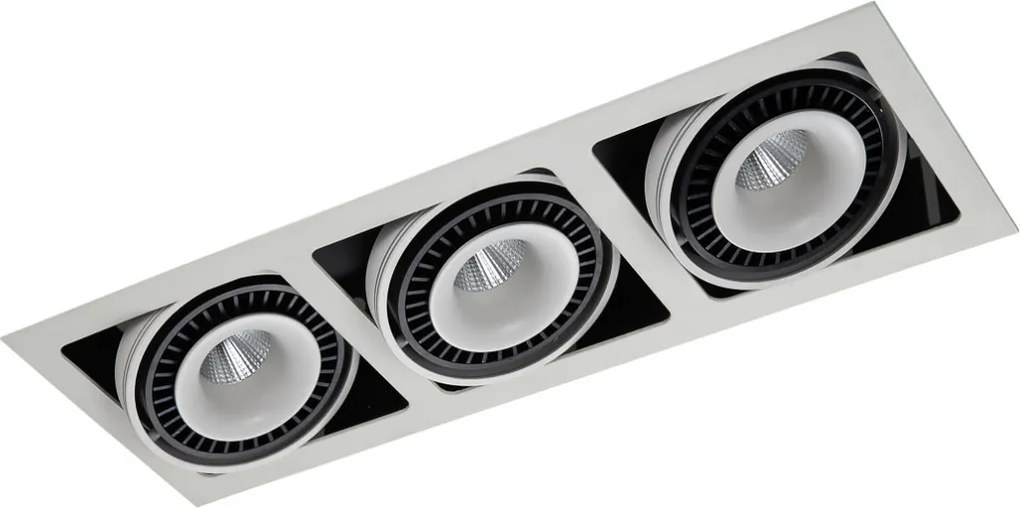 Italux ALESSO GL7116-3-54W-WH+BL Beépíthető spotlámpa 3x54W/LED 3000K 4100LM IP20