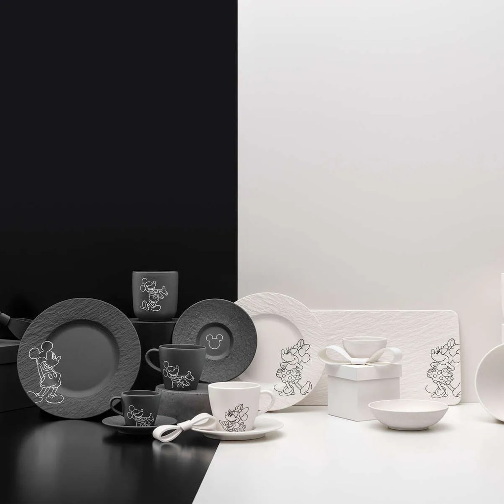 Eszpresszó csészealj Manufacture Rock blanc - Mickey Mouse - Villeroy & Boch