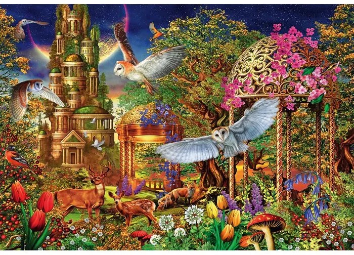 Varázslatos kert Woodland 1500 db-os puzzle Clementoni
