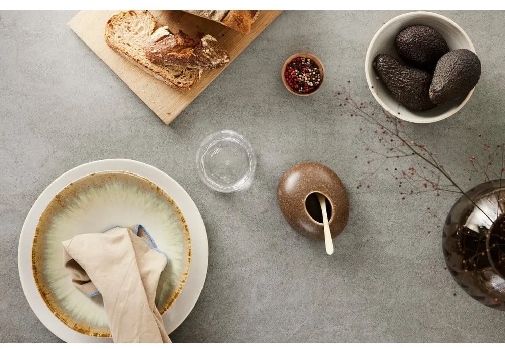 Kerek bővíthető étkezőasztal kerámia asztallappal és hosszabbító asztallappal ø 135 cm Meza – Hammel Furniture