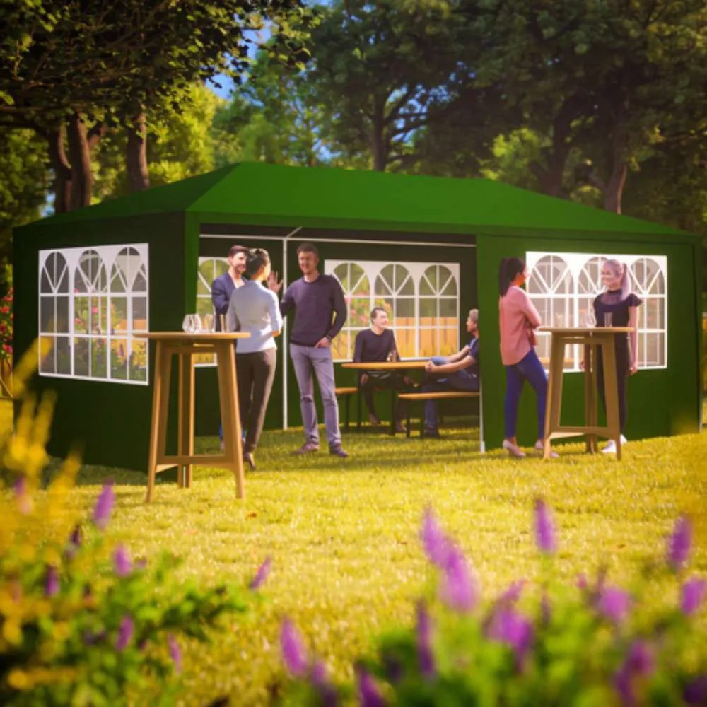 NEAPOL rendezvénysátor, 3x6m, zöld Jurhan