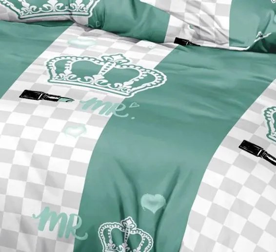 Ágynemű CROWN GREEN 7 részes 140X200 cm
