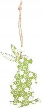 Fa Nyuszi Húsvéti Medállal Zöld Mfp