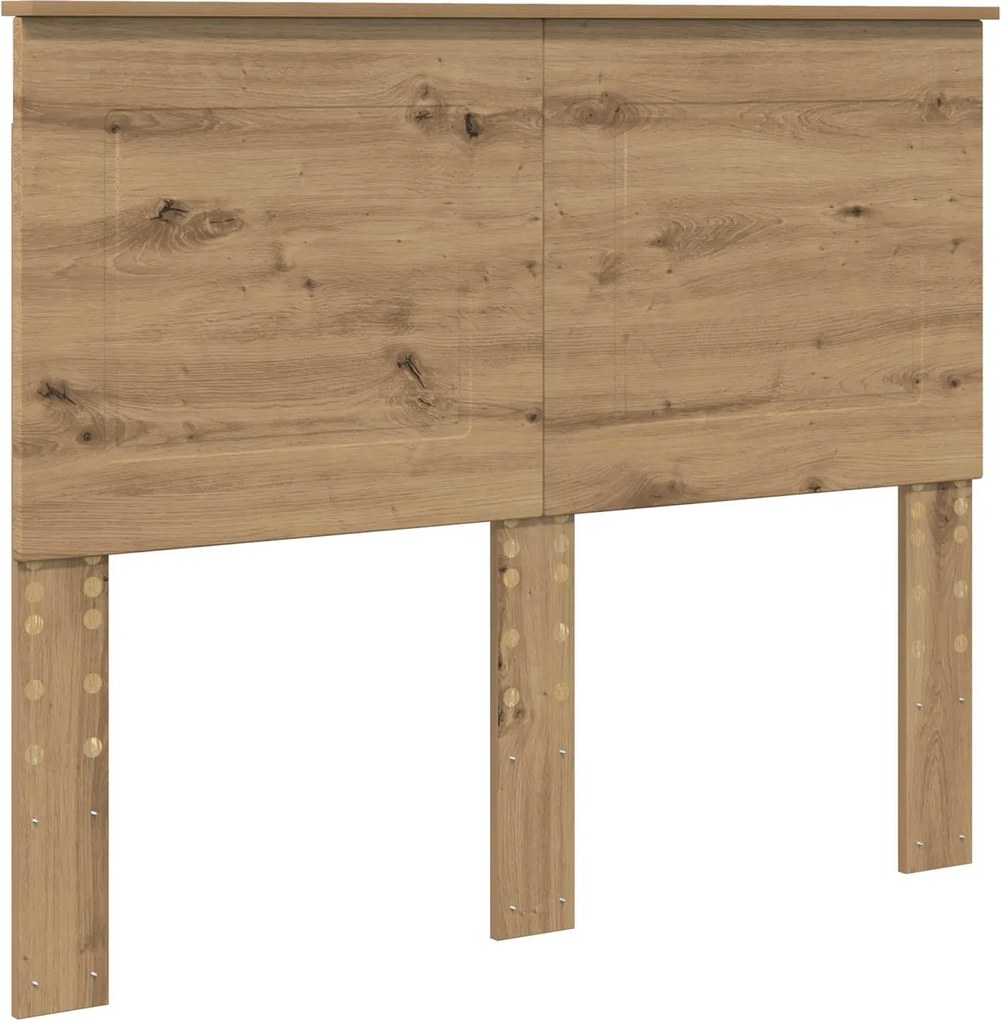 vidaXL Fejtámla Artisan tölgy 135 cm Faanyag