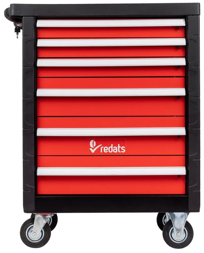 Professzionális műhely kocsi / szekrény szerszámokkal 196db REDATS - 7 fiók Red/Black