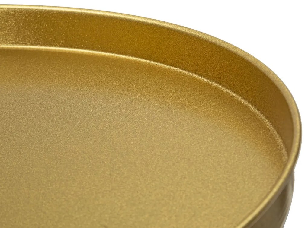 fém kisasztal Ø41x80 cm – arany színű