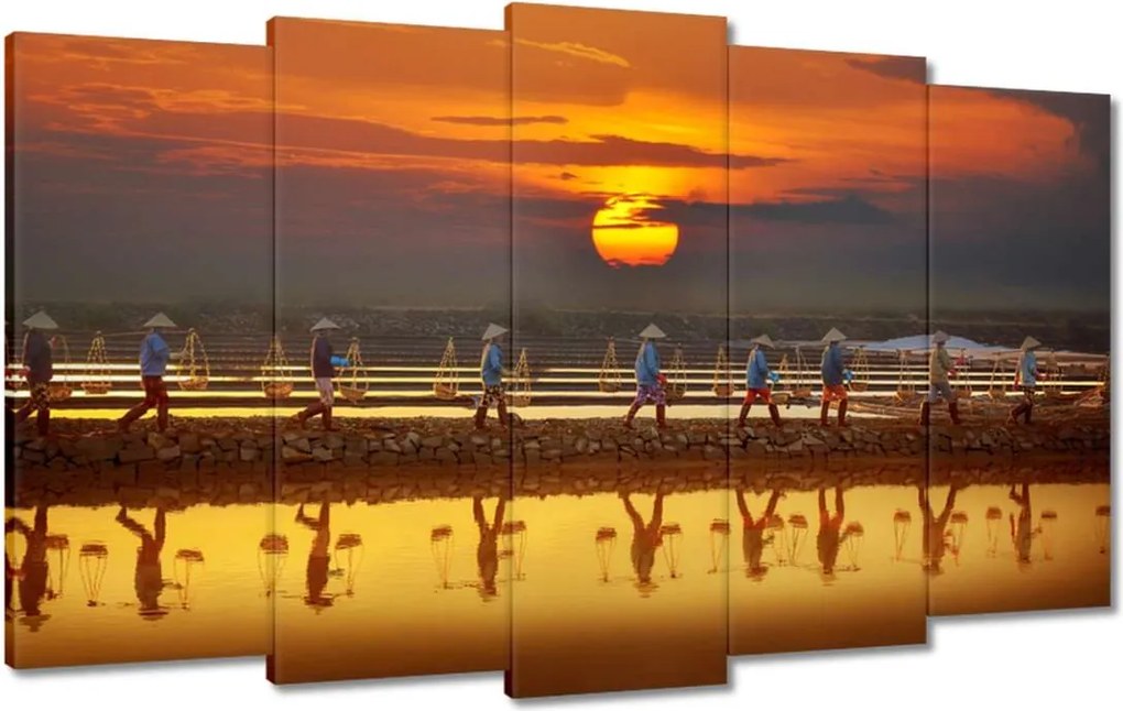 Festmények 100x60 Kilátás Tájkép