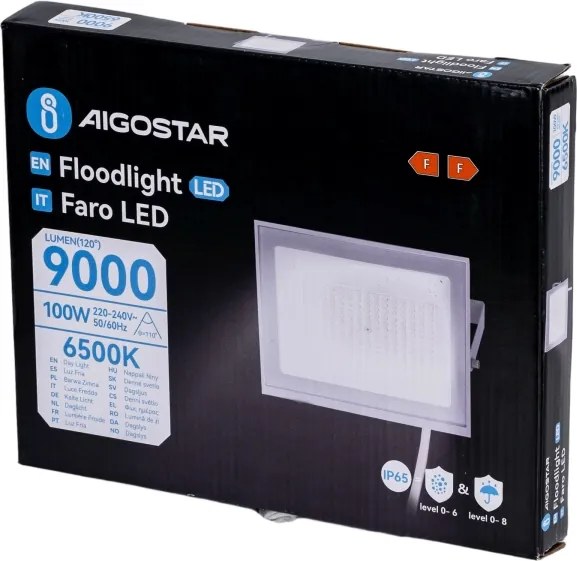 Aigostar - LED reflektor LED/100W/230V 6500K IP65