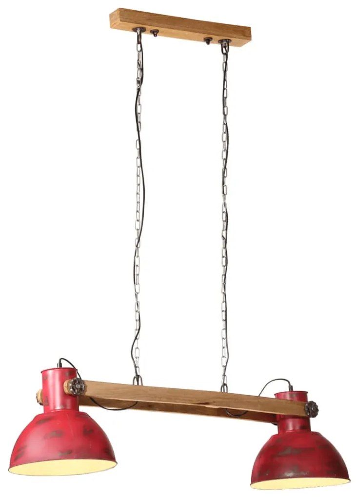 kopott piros fali lámpa 25 W 85x28x109 cm E27