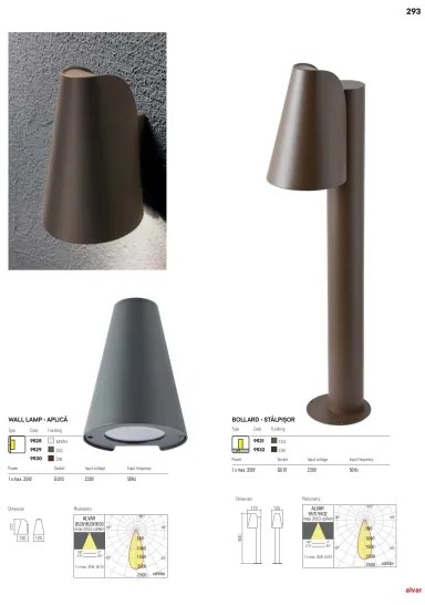 Redo 9529 - Fali lámpa ALVAR 1xGU10/35W/230V IP44