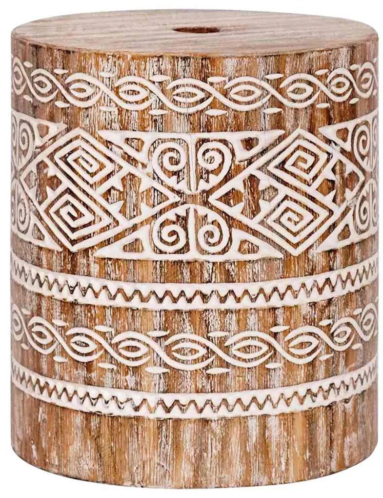 Balinéz Napernyő 260 Krém 95-100 cm Pamut és tömör fa