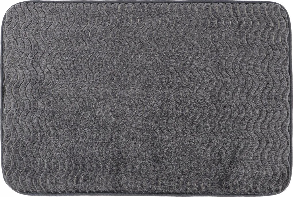 Brazi szürke fürdőszobaszőnyeg 40x60cm elegáns, dekoratív fürdőszobai