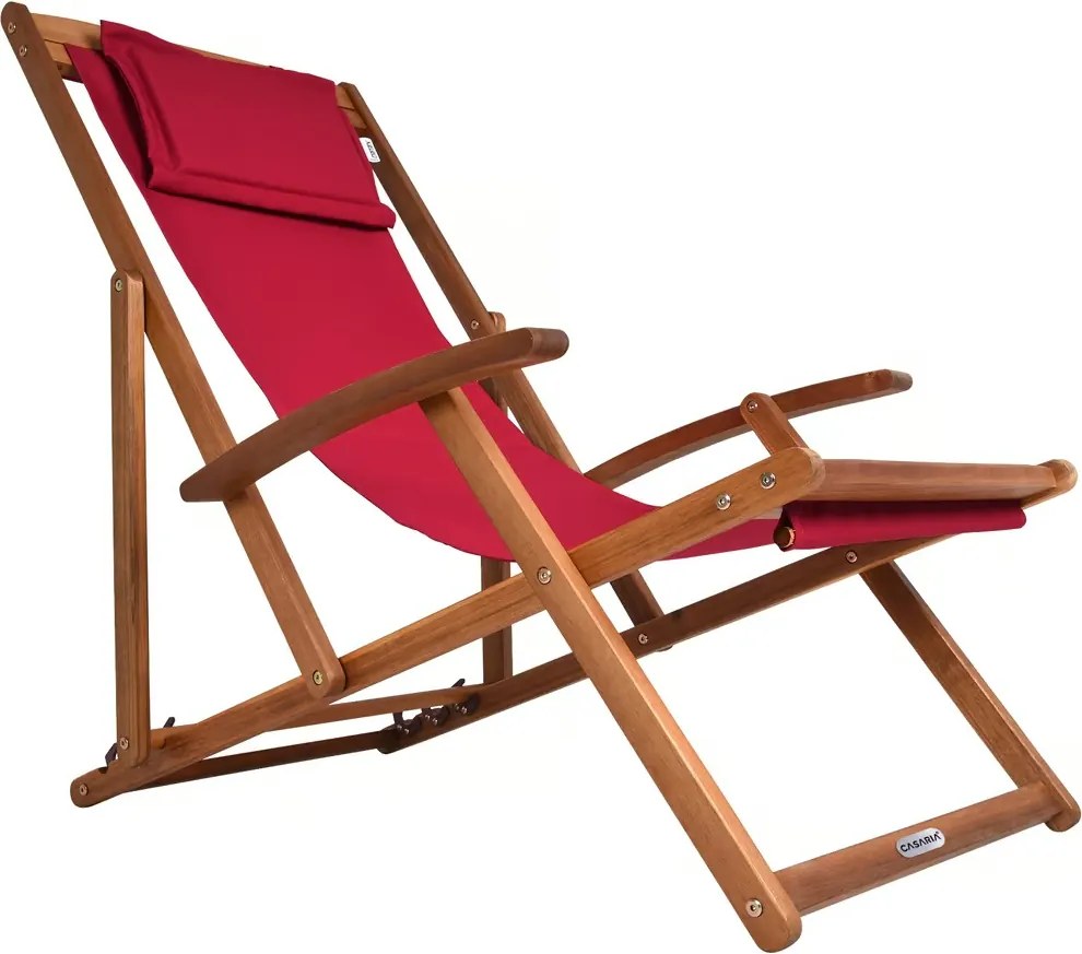 SIENA kerti nyugágy, 94x60x94cm, piros Casaria