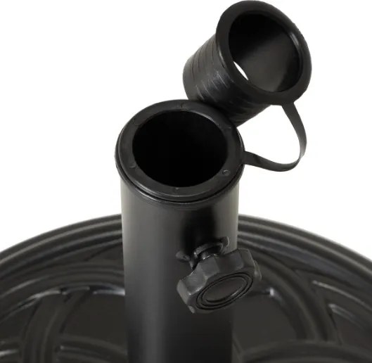 Napernyőtalp kerek Ø 40 cm fekete