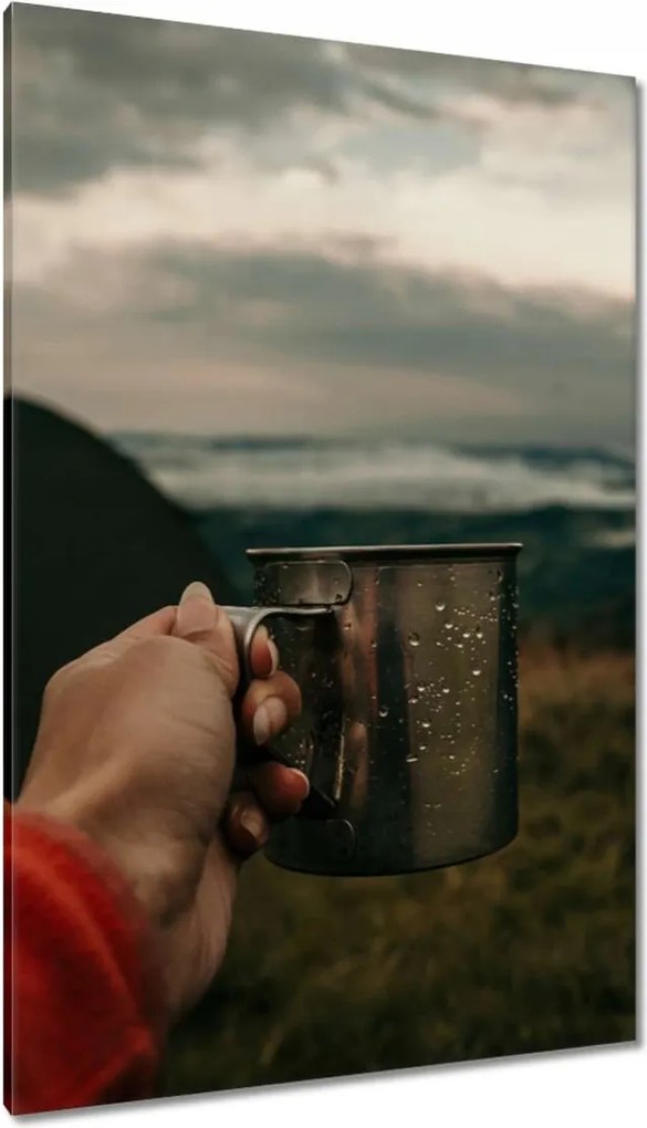 Vászonkép 80x120 Fém túlélő bögre