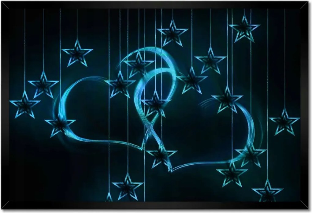 Poszterek keretben 60x40 Nőnap Ajándék Love