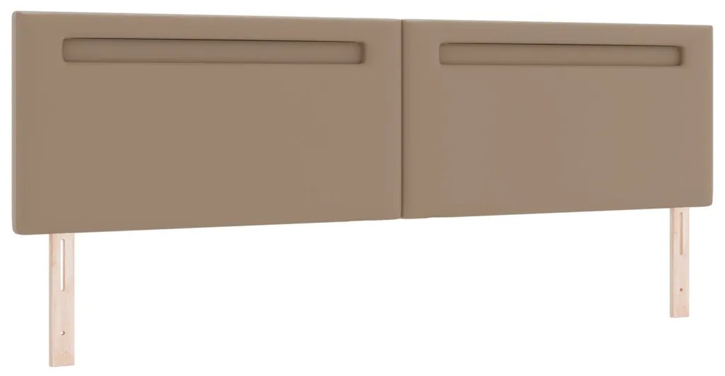 Fejtámla LED -es lámpákkal fejtámlával Cappuccino 200 cm PVC