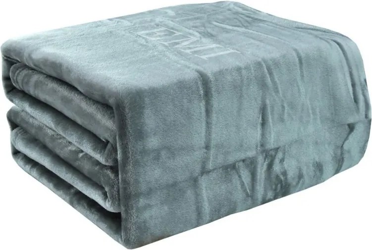 EMI sötét szürke színű mikroszálas takaró 150 x 200 cm