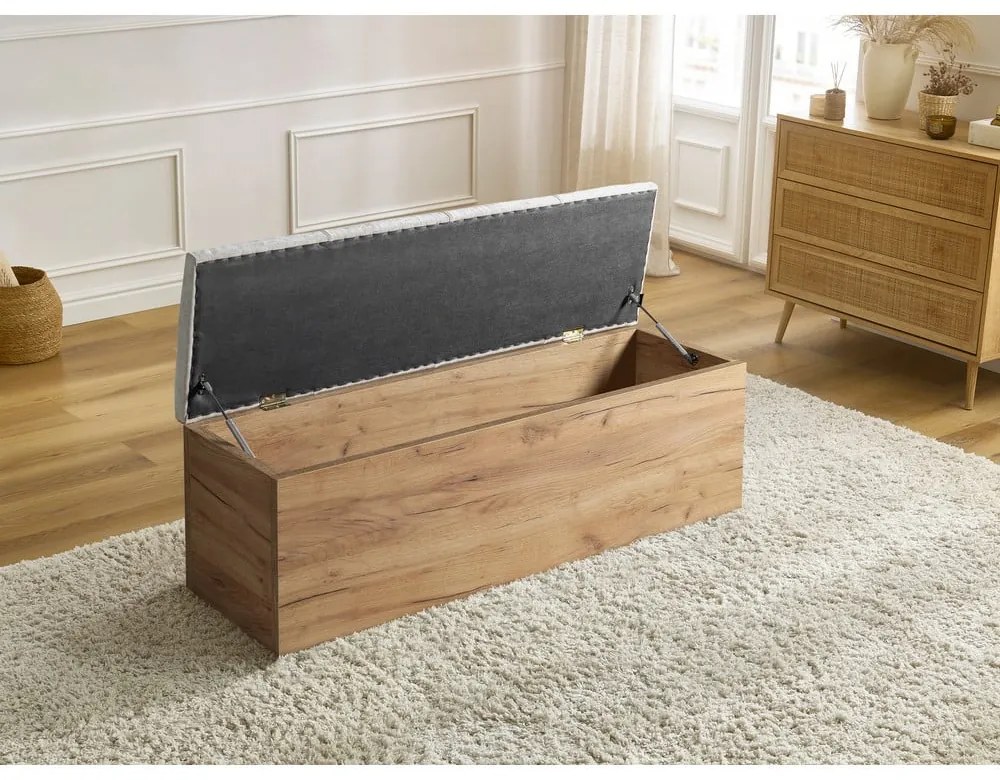 Világosszürke-natúr színű pad Kumo – Bobochic Paris