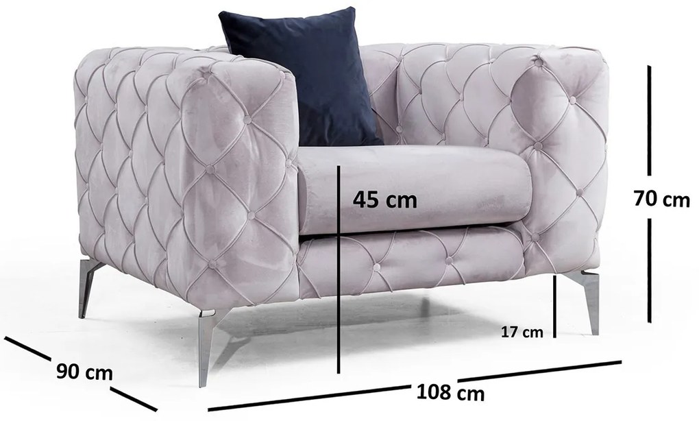 Como Light Grey fotel