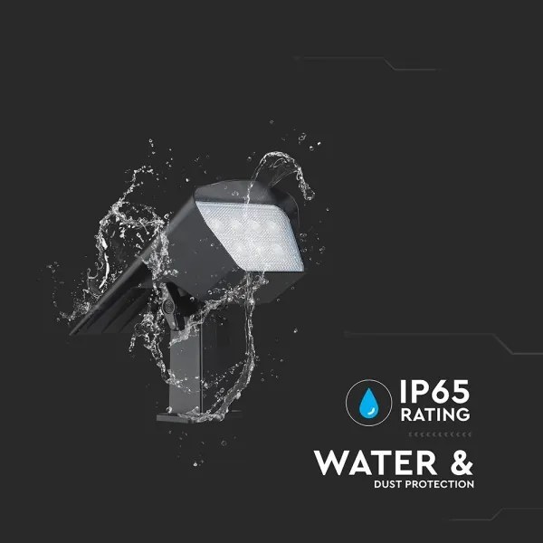 LED napelemes lámpa 2 az 1-ben LED/1,3W/3,7V 3000/4000/6400K IP65 1200 mAh