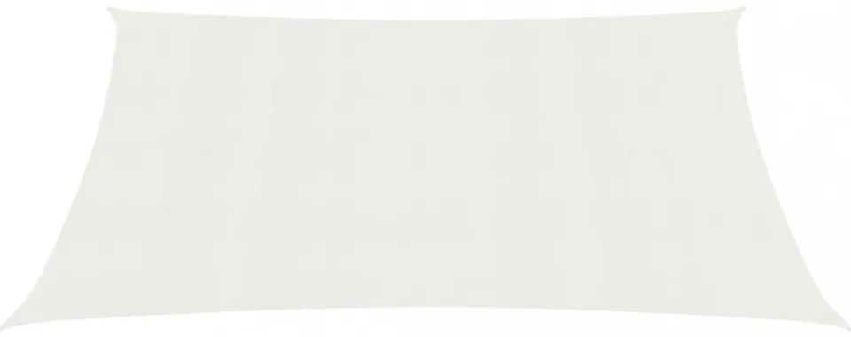 fehér HDPE napvitorla 160 g/m² 3,5 x 4,5 m