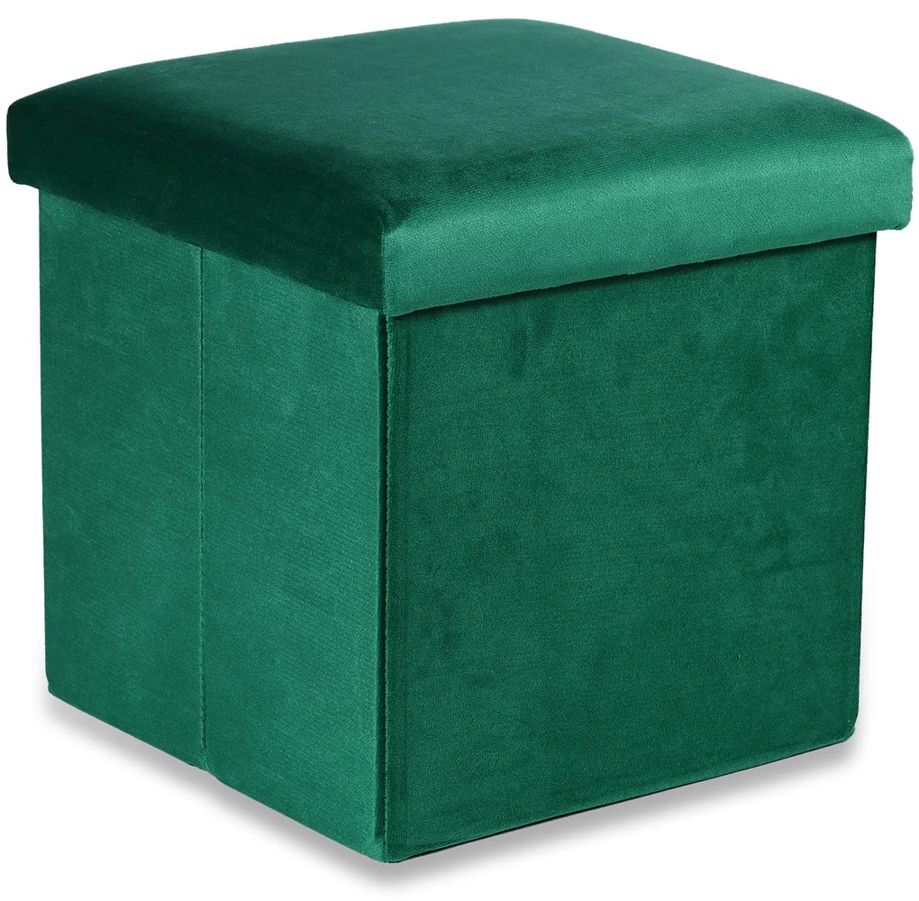 Zöld összecsukható ülőke CUBEXO VELVET M