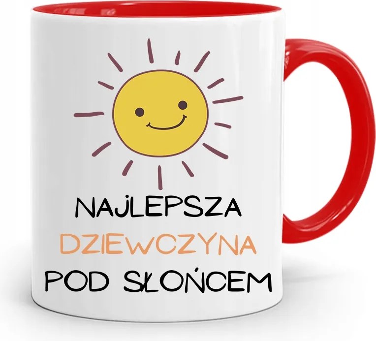 Piros Bögre Lányoknak Legjobb Lány nyomtatott fényképpel