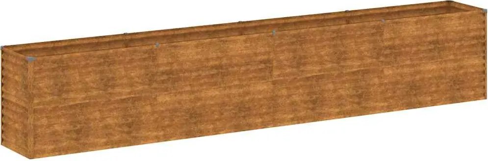 vidaXL Corten acél kerti magaságyás 385 x 50 x 69 cm