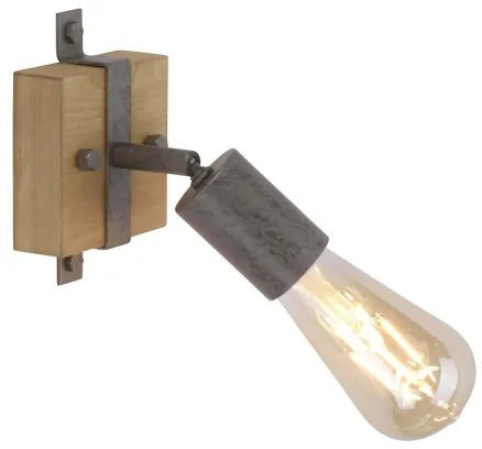 Leuchten Direkt 13471-79 - Fali spotlámpa SLAT 1xE27/40W/230V