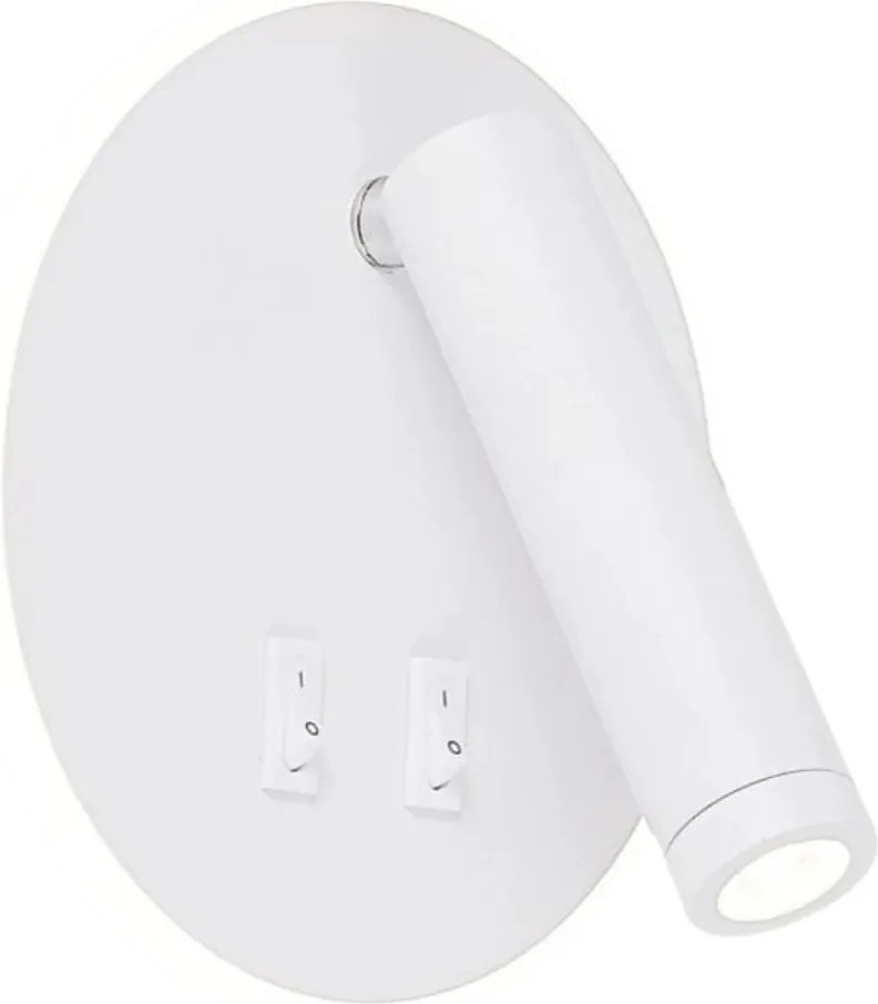 Fali lámpa Led fehér, étkező konyha kapcsolóval Circa