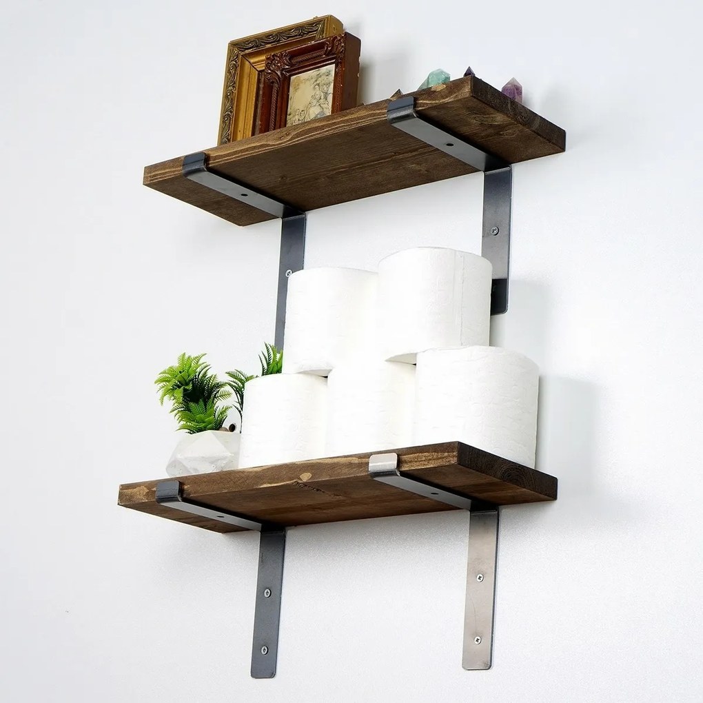 Lam005 Black and Walnut polka