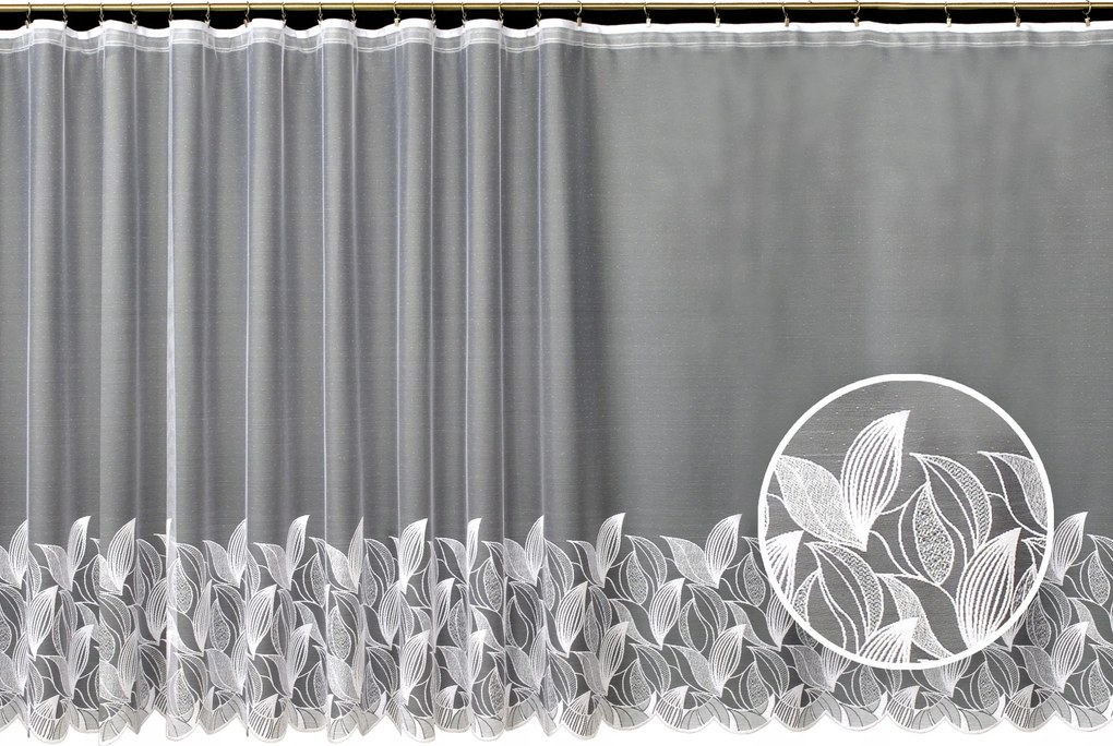 Mg Függöny 4117 Fehér 250X160 készre szerelve M szalaggal