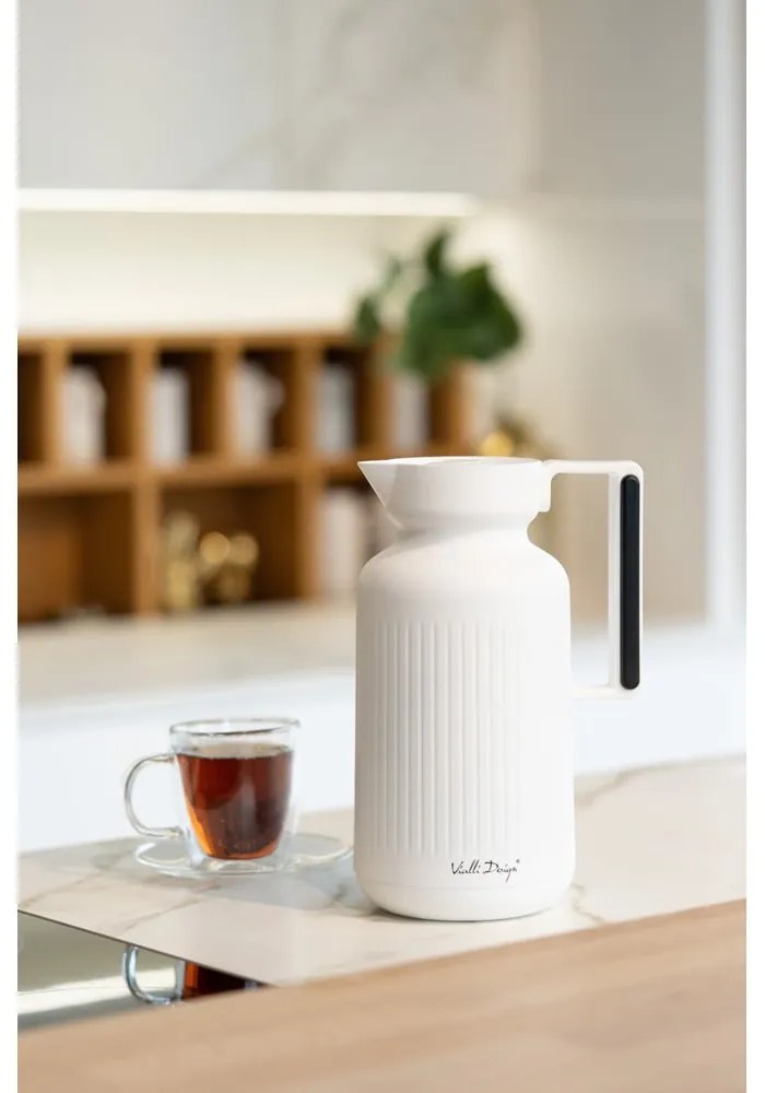 Fehér termosz 1 l Lungo – Vialli Design