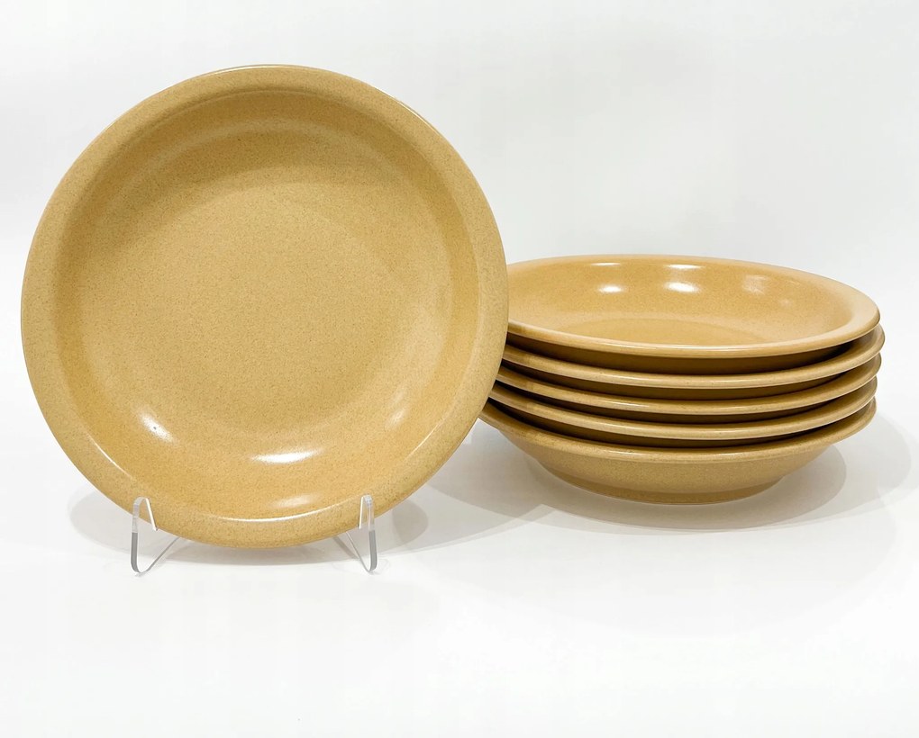 Mélytányér 22,5 cm homokszínű GU1002 Boleszláv