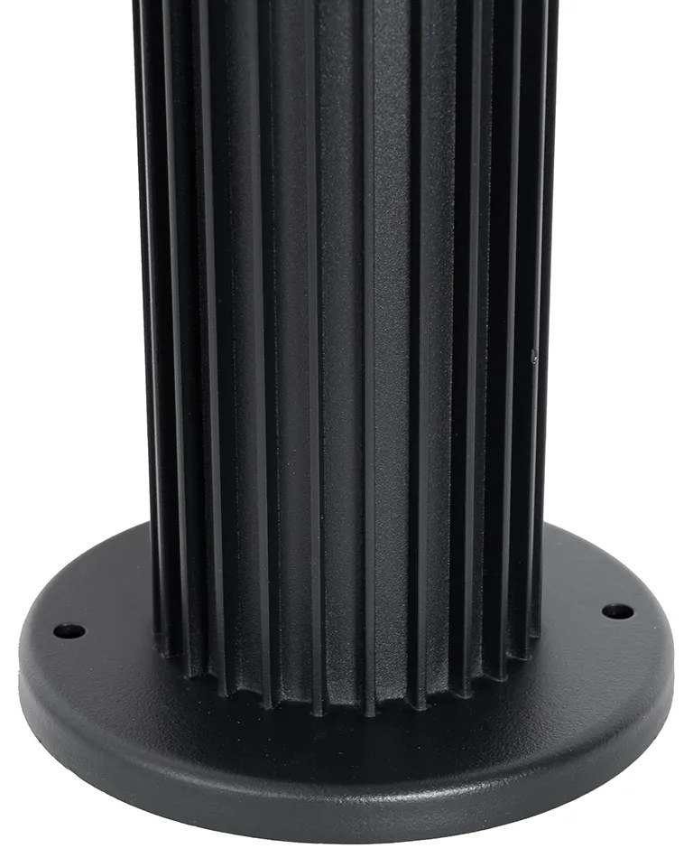 Design Kültéri Oszloplámpa Fekete 80 cm IP44 - Boris