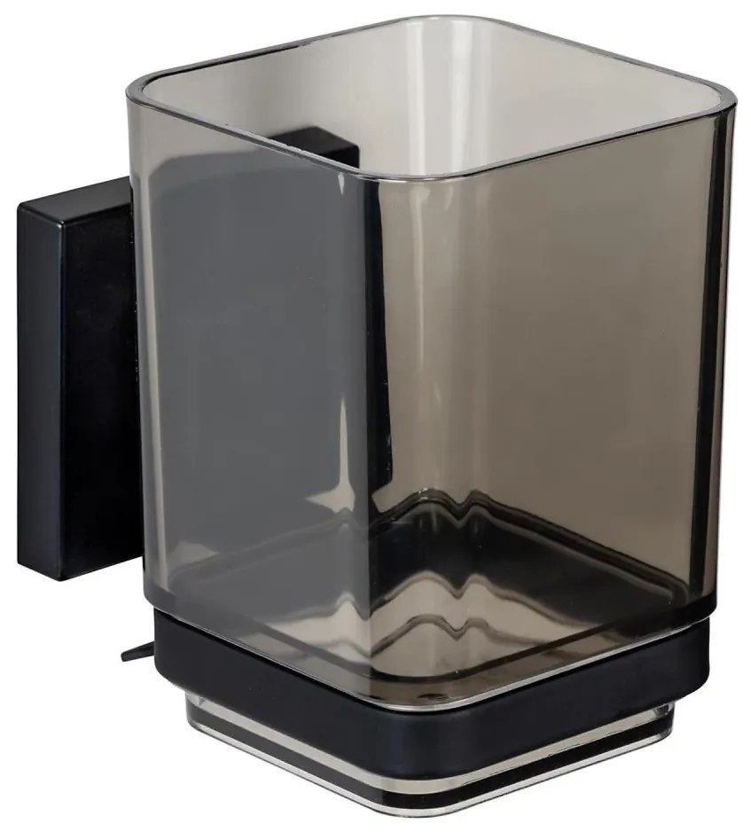 WENKO 71443800 - VACUUM-LOC QUADRO ED pohár 7,5x10 cm fekete