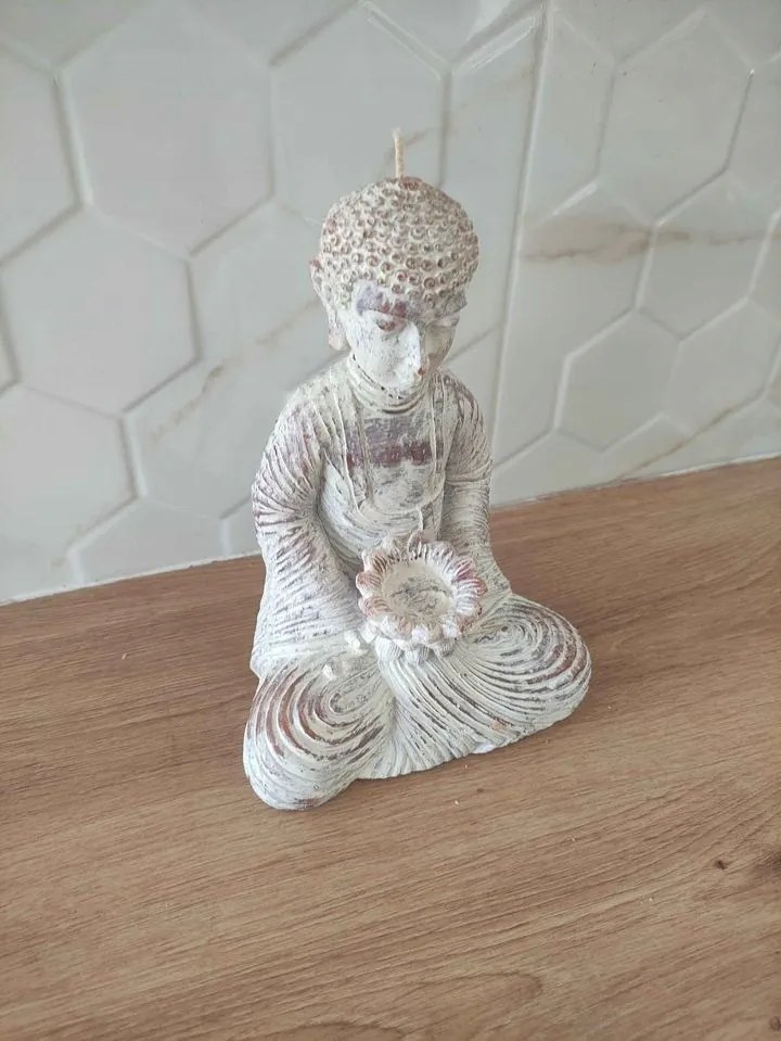 Gyertya Természetes Buddha szobor