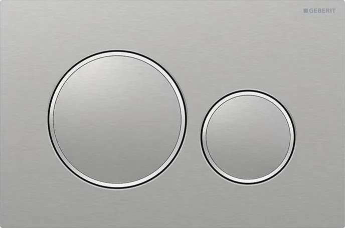 Geberit 115.882.SN.1 - Sigma20 nyomólap 24,6x16,4 cm nemesacél