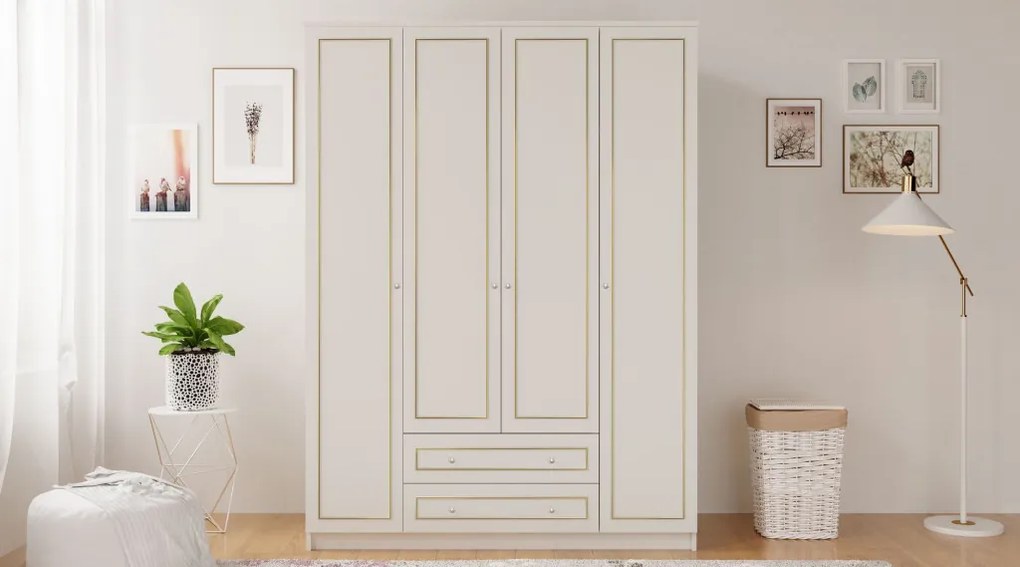 Gardróbszekrény, 140 cm – Rb-079