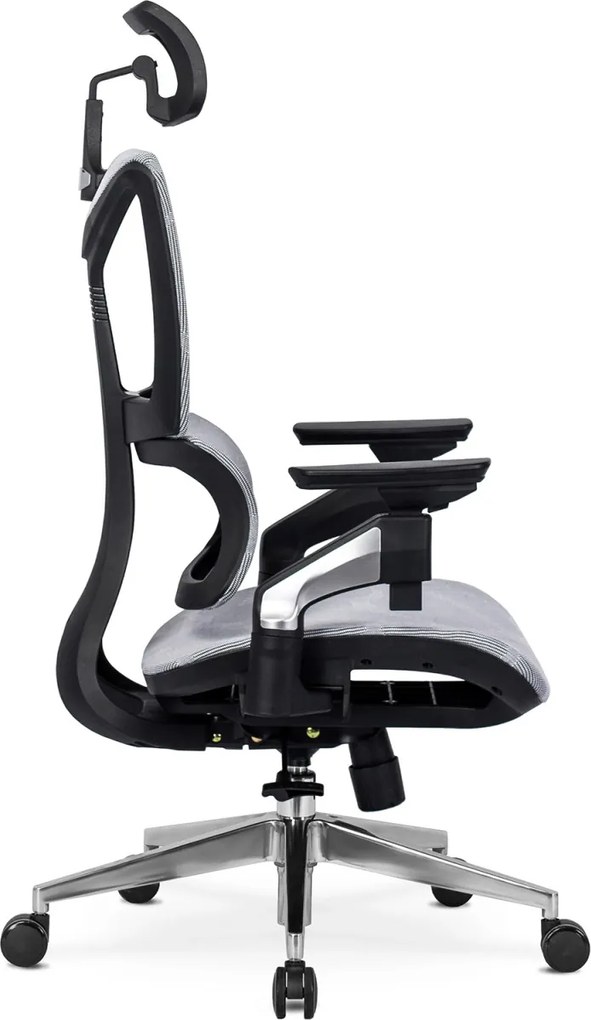 Forgószék ergonomikus kialakítással, szürke színben. MARTIN