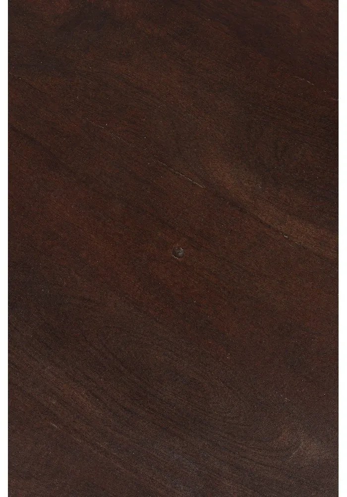 Mangófa kerek tárolóasztal ø 30 cm Izzy – White Label