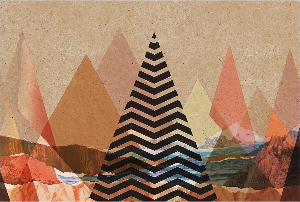 Dekoratív fotótapéta Furnér Flizelin Absztrakt tájkép 104x70