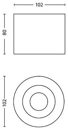 Philips 53300/30/16 - Dimmelhető LED spotlámpa PHASE LED/4,5W/230V