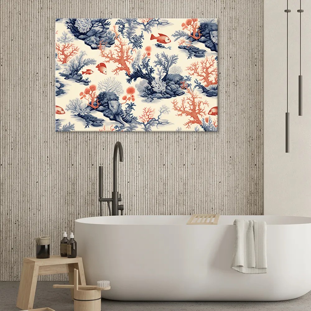 Gario Vászonkép Halak és korallok Méret: 90 x 60 cm