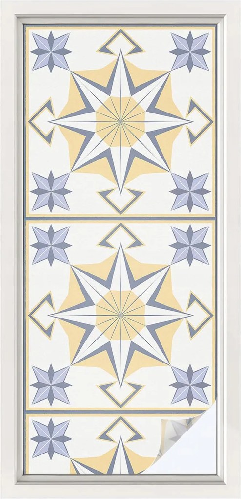 Ablakfólia öntapadós Adatvédelem Geometrikus csillagok 50x116