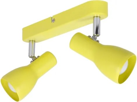 Spotlámpa PICARDO 2xE14/40W/230V sárga