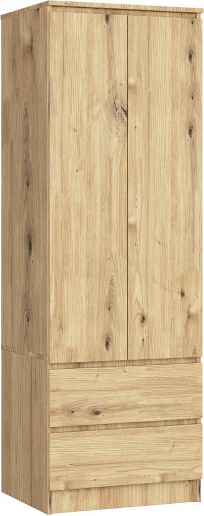 Szekrény Star S60 2D 2DB Pk Tölgy Artisan Akd