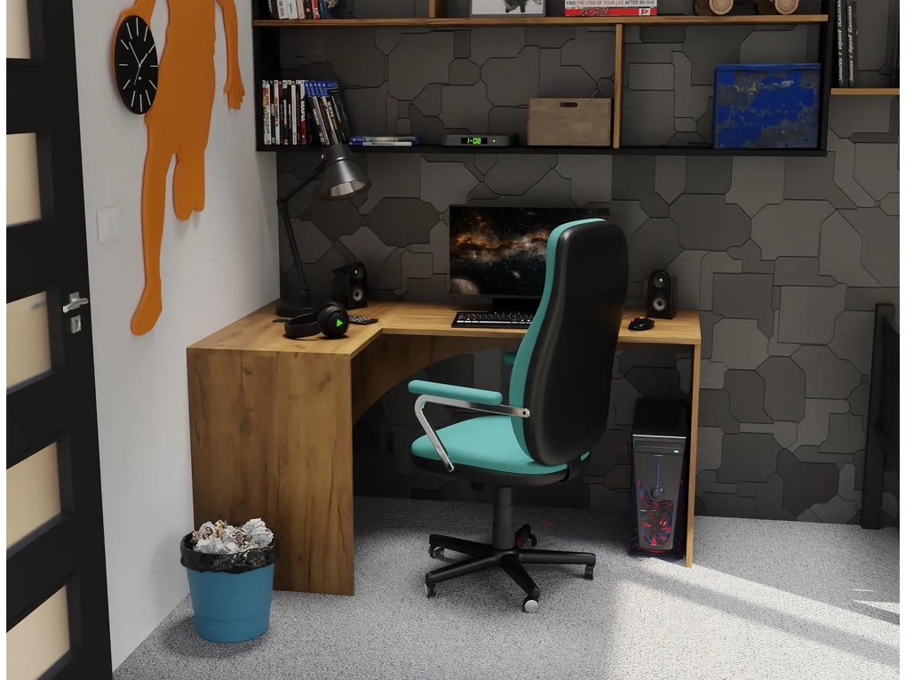 Sarok pc asztal Uhlominn (arany craft). 1092071